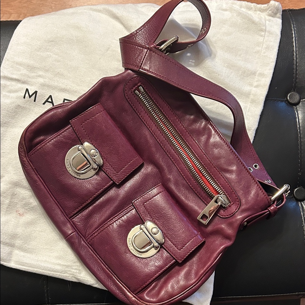 Marc Jacobs Rich Magenta Leather purse Bag